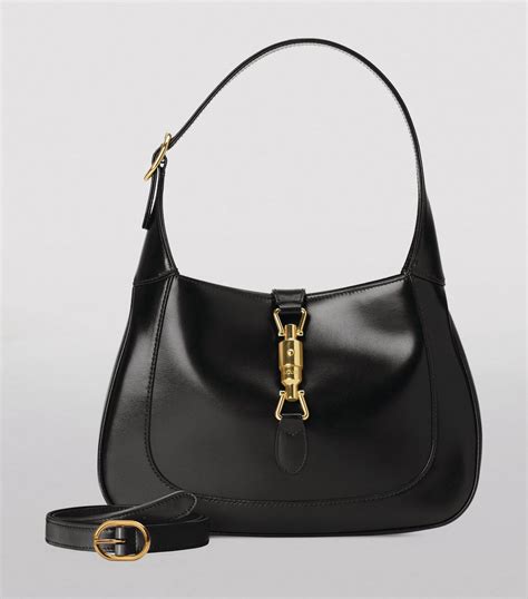 gucci anni 60 nera piccola|Gucci Jackie 1961 Borsa in pelle nera piccola con chiusura a.